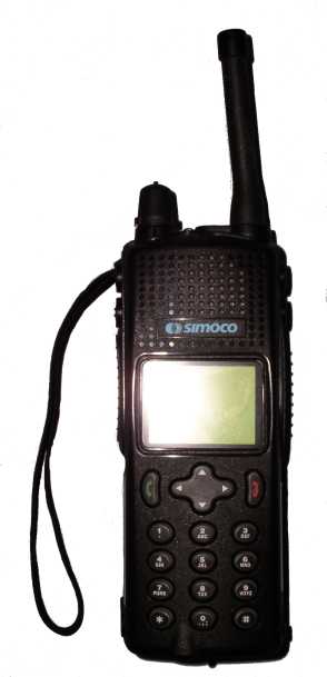 TETRA end user device supplied by Simoco